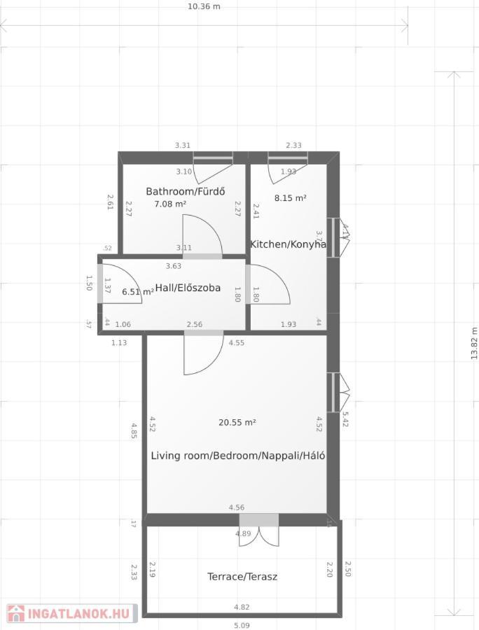 Bellevue Apartment With Ac & Heating & Terrace Budapest Bagian luar foto